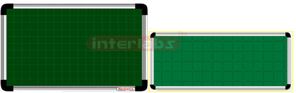 CERAMIC/NON-CERAMIC, MAGNETC/NON-MAGNETIC GREEN GRAPH BOARD & WHITE GRAPH BOARD